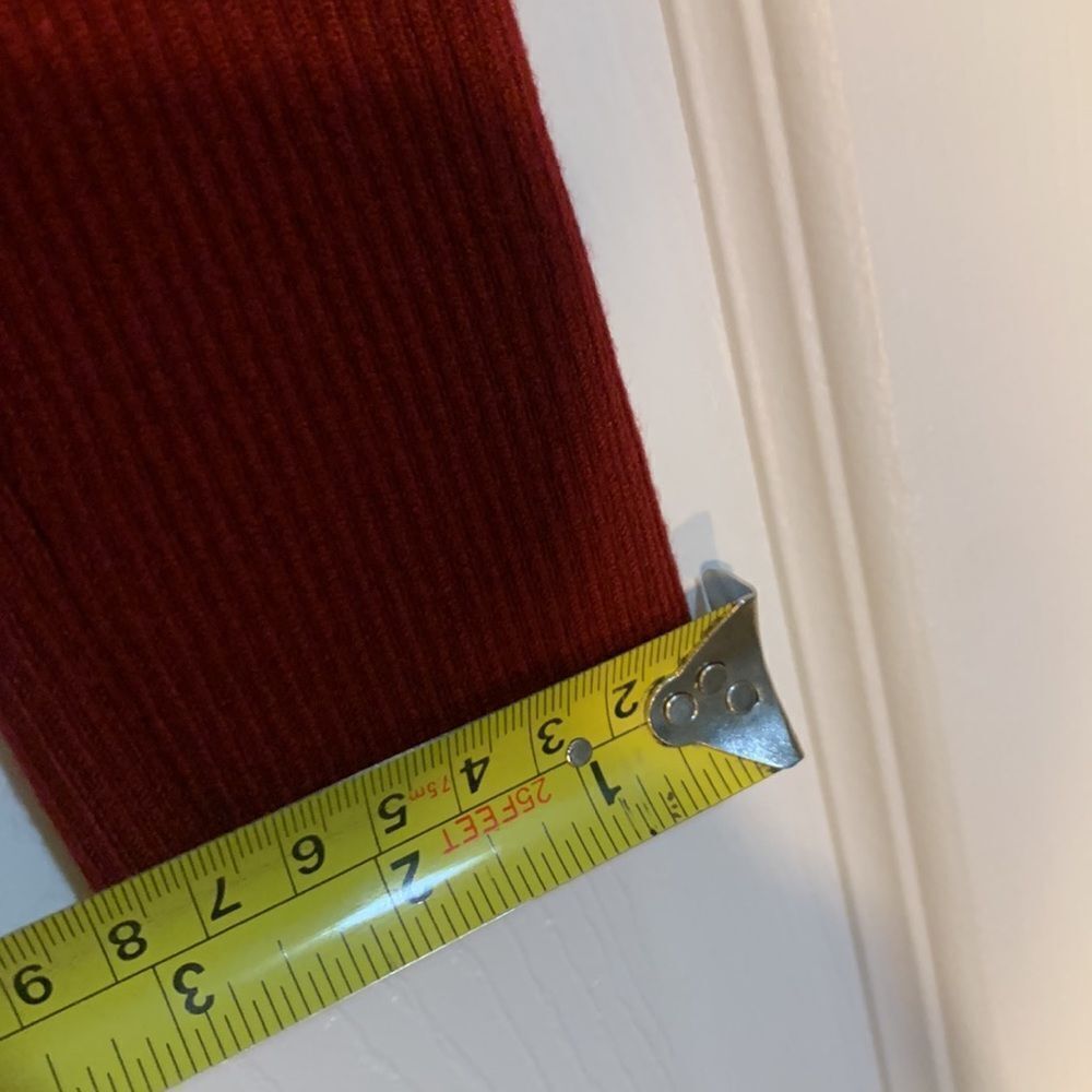 Hilliard & Hanson Red Tutttle Neck Size M - Picture 5 of 9
